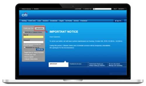 Buka Citibank Online