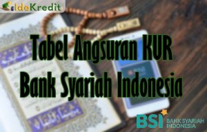 Tabel Angsuran KUR Bank Syariah Indonesia