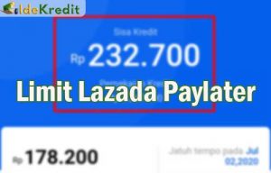 Limit Lazada Paylater