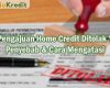 Pengajuan Home Credit Ditolak