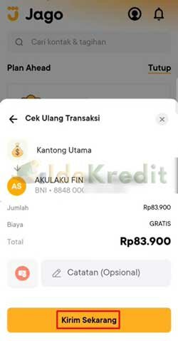 Cek Ulang Transaksi