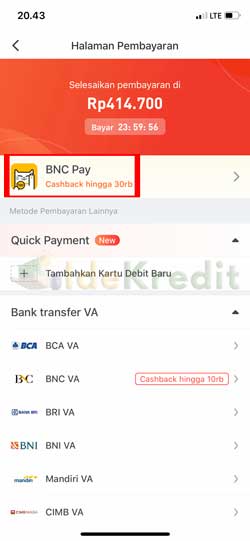 Pilih BNC Pay