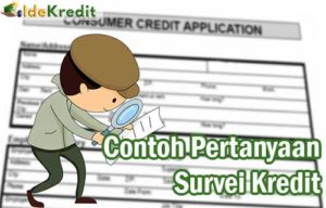 Contoh Pertanyaan Survei Kredit
