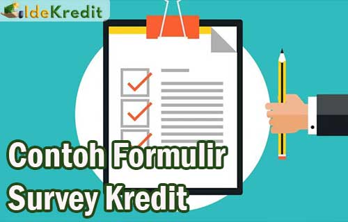 Contoh Formulir Survey Kredit