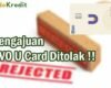 Pengajuan OVO U Card Ditolak