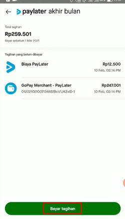 Tap Bayar Tagihan - 15 Cara Bayar Gopay Paylater (Gopay Dan Bca Virtual Account)
