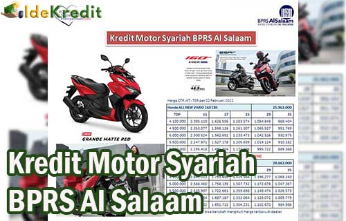 Kredit Motor Syariah BPRS Al Salaam
