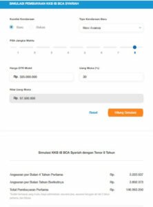 Kredit Kendaraan Bermotor BCA Syariah