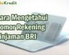 Cara Mengetahui Nomor Rekening Pinjaman BRI