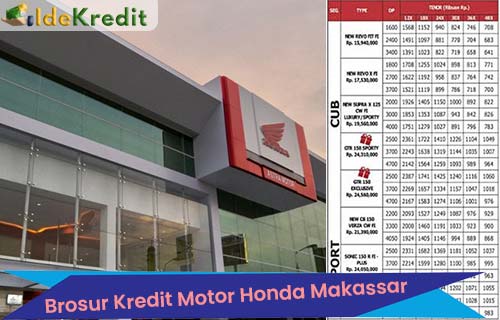 Brosur Kredit Motor Honda Makassar Terbaru