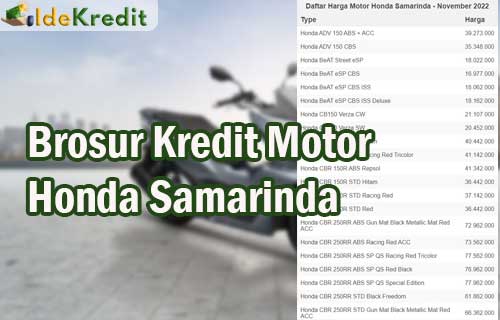 Brosur Kredit Motor Honda Samarinda