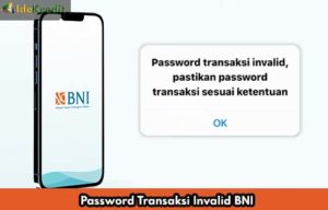 Password Transaksi Invalid BNI
