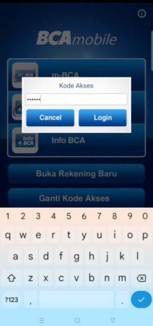 Buka Aplikasi BCA Mobile